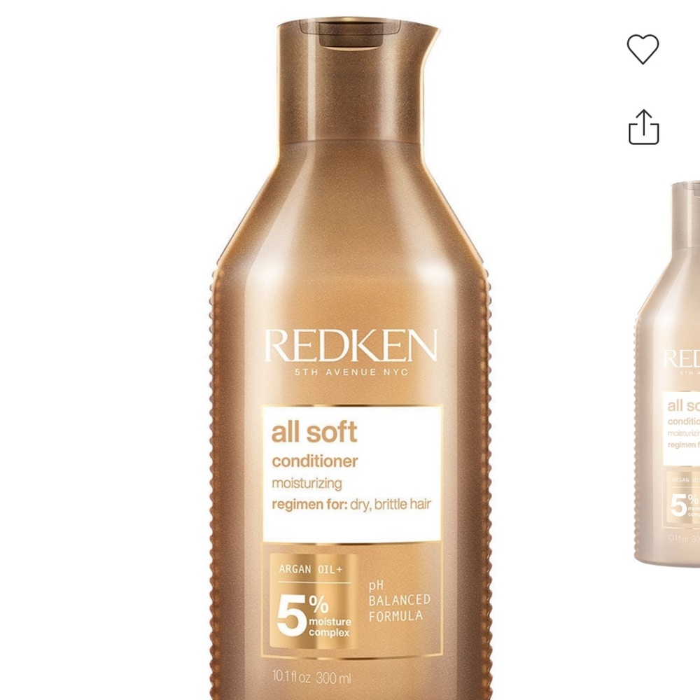 Redken 16.9 oz All Soft Conditioner pro size bottle